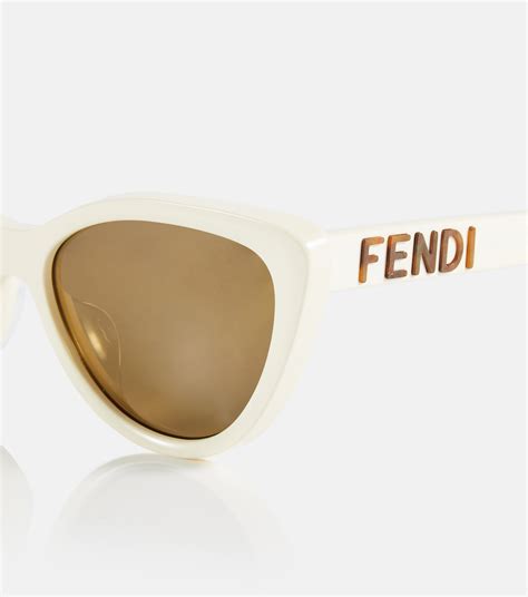 fendi cat eye sunglasses|Fendi cat eye sunglasses white.